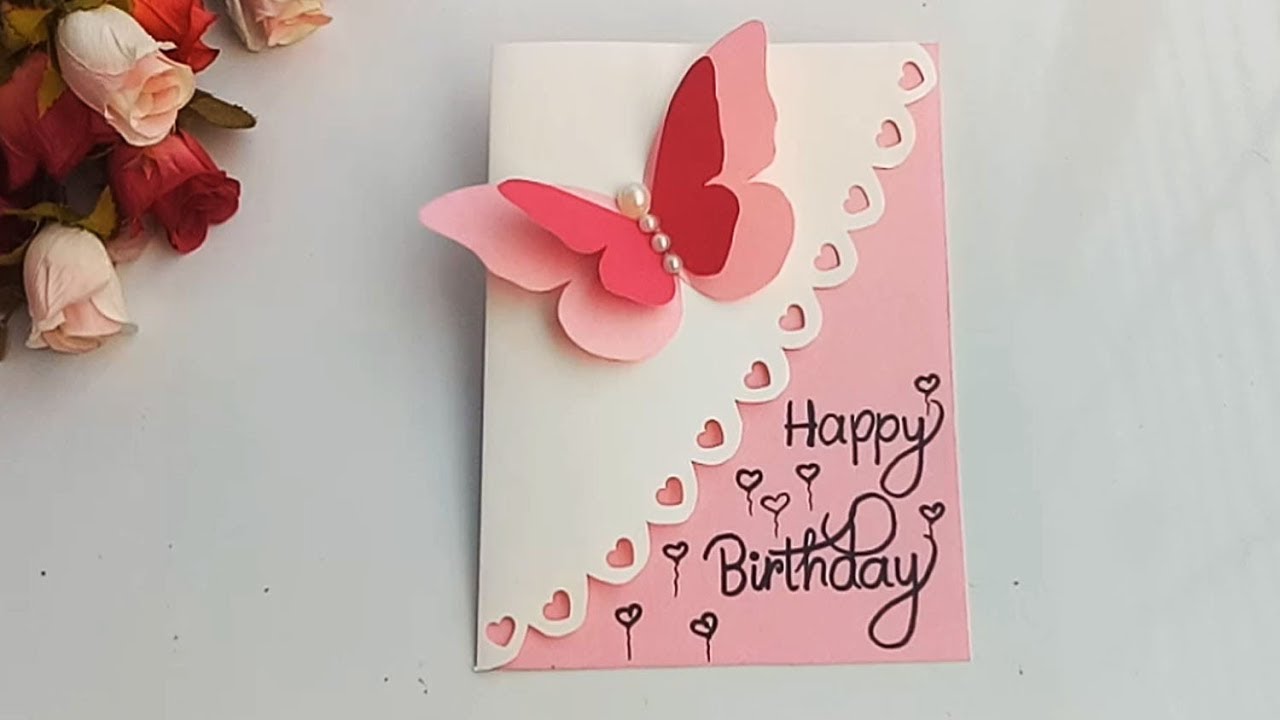 How to make Special Butterfly  Birthday Card For Best Friend//DIY Gift Idea...