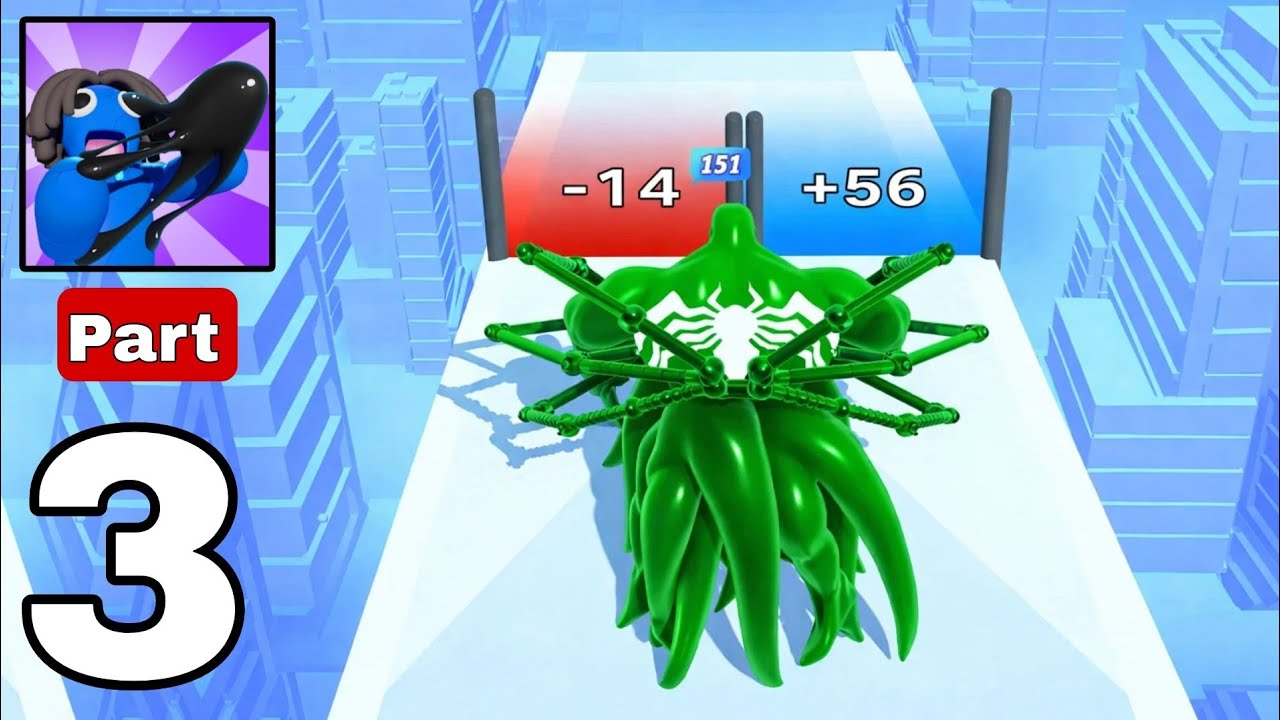 Venom Run 3D: Gameplay Walkthrough Part 3 - Tip and trick for fast level upgrade (Android,iOS)
