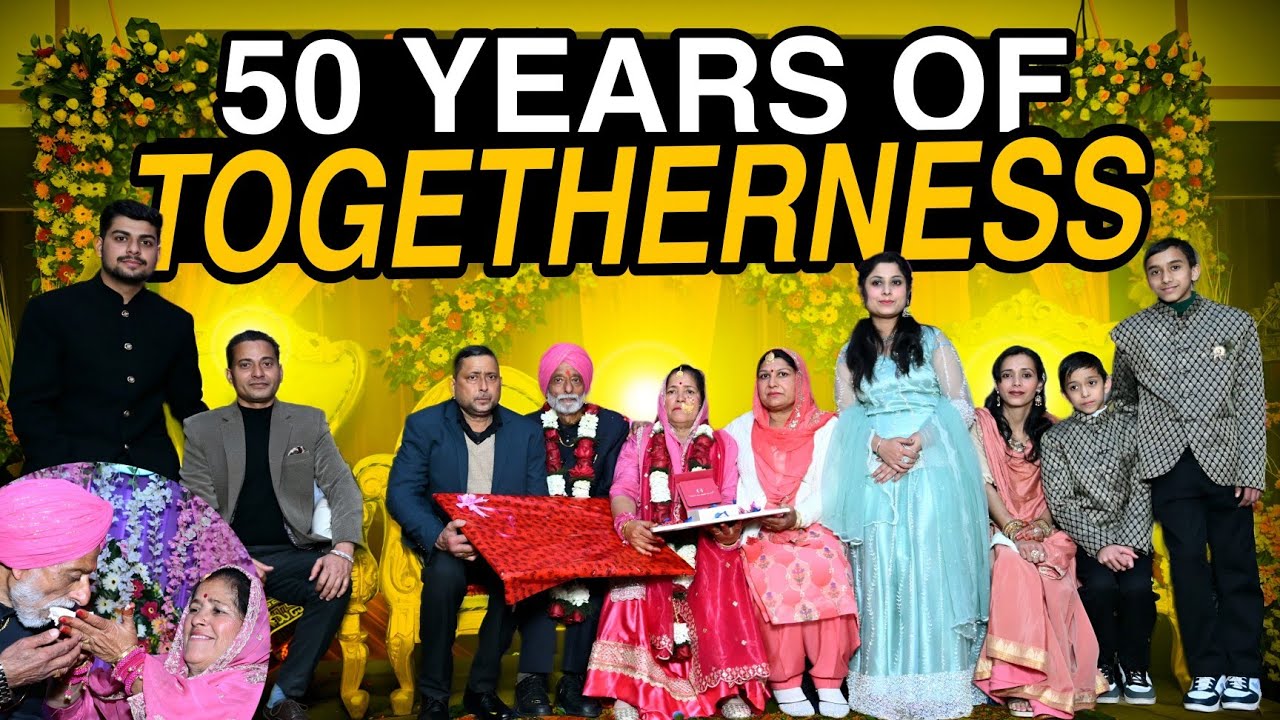 Honoring 50 beautiful years of love ❤️Surrounded by family and friends 🫶