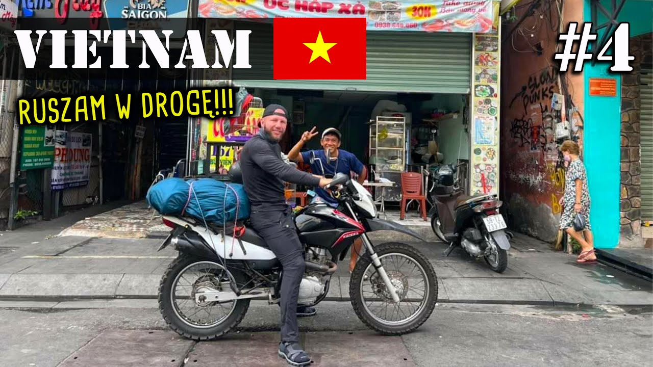 Wynająłem MOTOCYKL ruszam na Północ WIETNAMU ( 3000 km ) , Powojenne tunele WIETKONGU Cu Chi ! #4