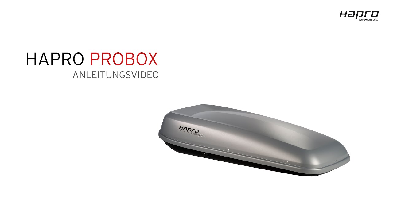 Hapro Probox Dachbox Montage DE