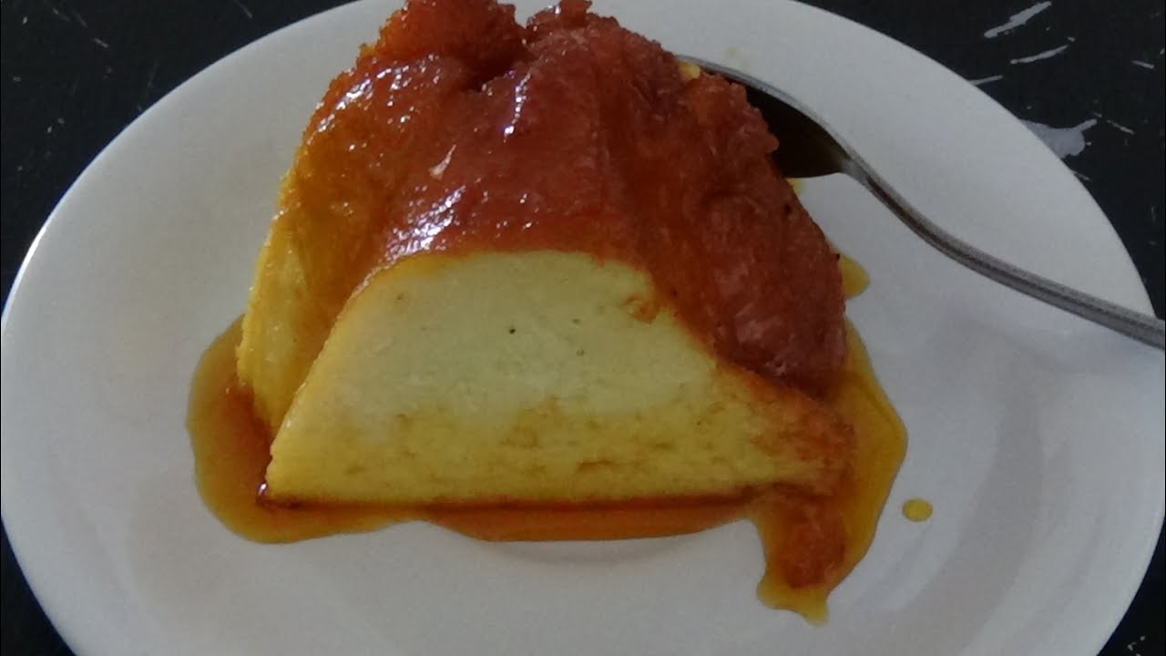 Gâteau de semoule nappage caramel