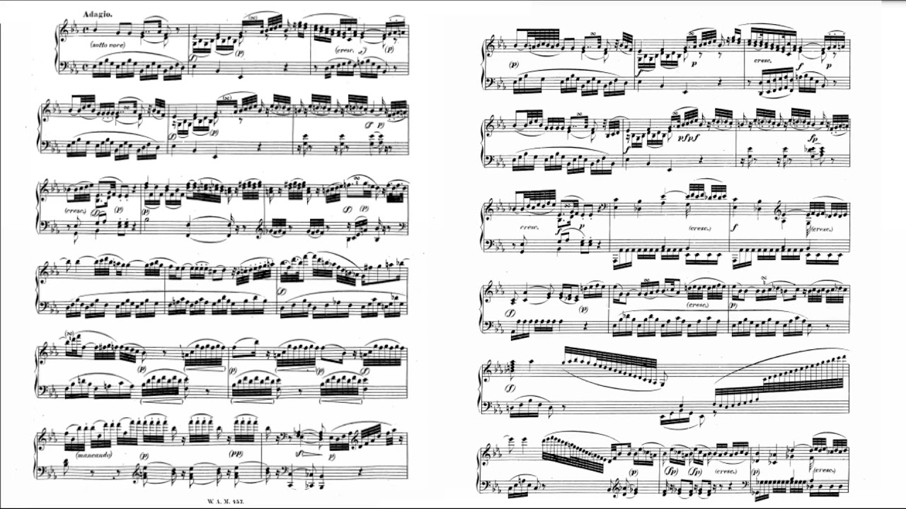 Mozart piano sonata No. 14 in c-minor, K. 457