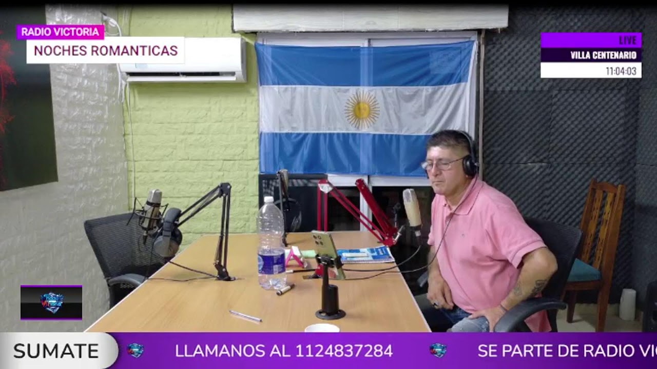 NOCHES ROMANTICAS- Radio victoria 93.3 villa centenario
