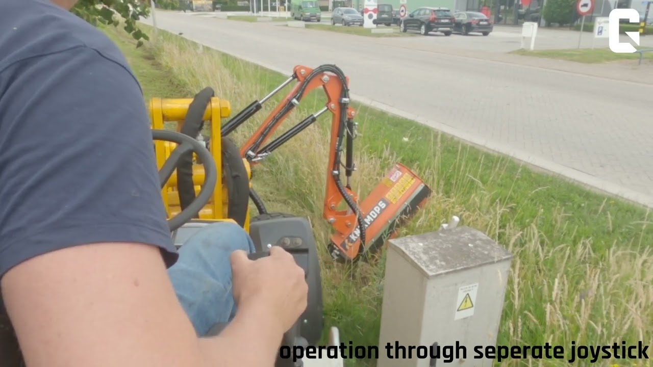 Knikmops KM 180 TE + Arm Flail mower