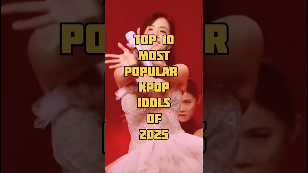 Top 10 Most Popular Kpop Idols in 2025 #trending #shorts #kpop #popular