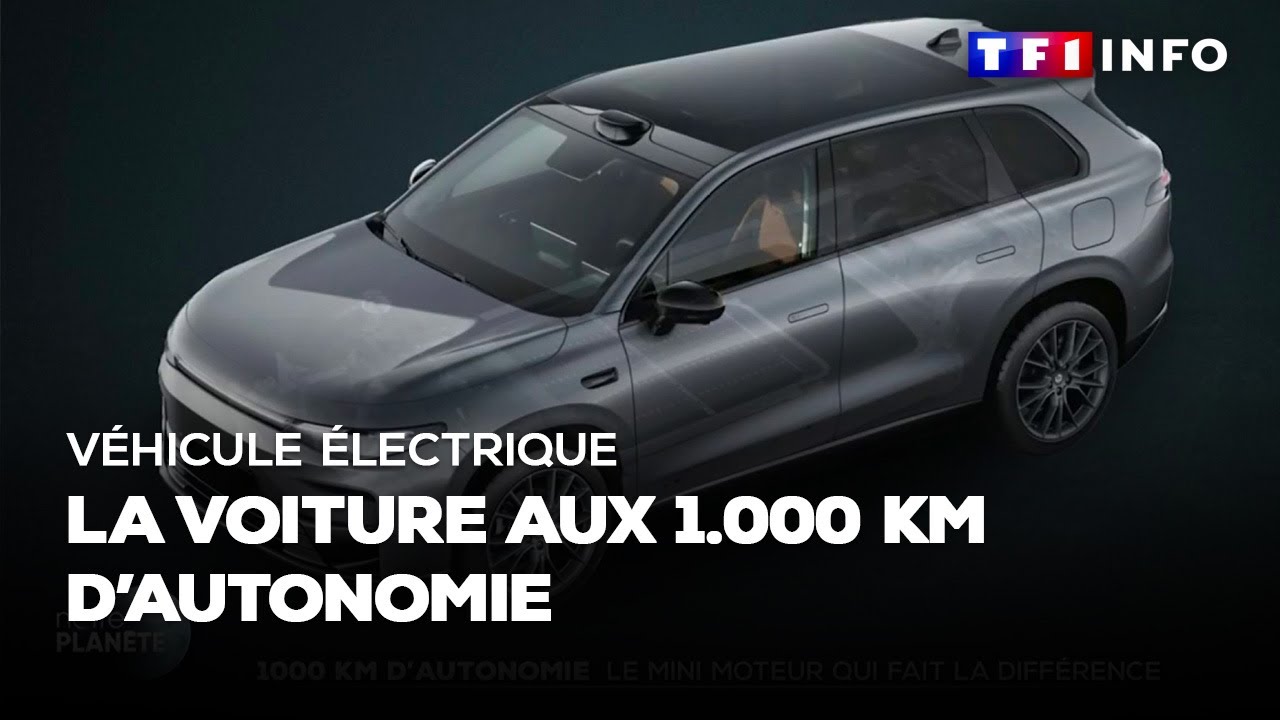 V&eacute;hicule &eacute;lectrique : la voiture aux 1.000 km d'autonomie｜TF1 INFO