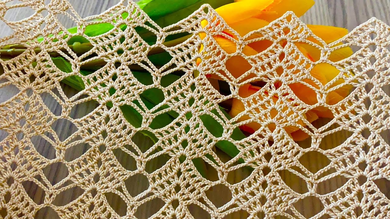 ⭐️Incredibly Beautiful and Easy Crochet Pattern⭐️ How to Make a Unique Pattern for All Projects