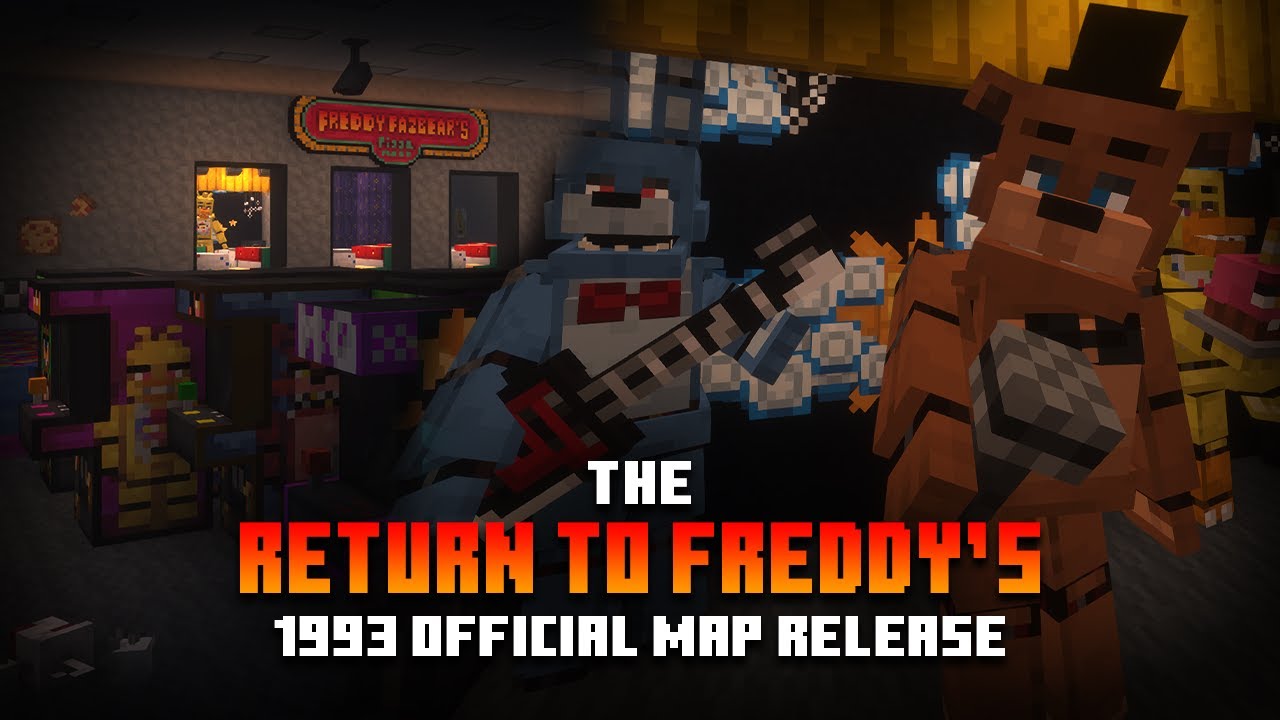 ОФИЦИАЛЬНАЯ КАРТА «Возвращение Фредди: 1993» В MINECRAFT + [СКАЧАТЬ]