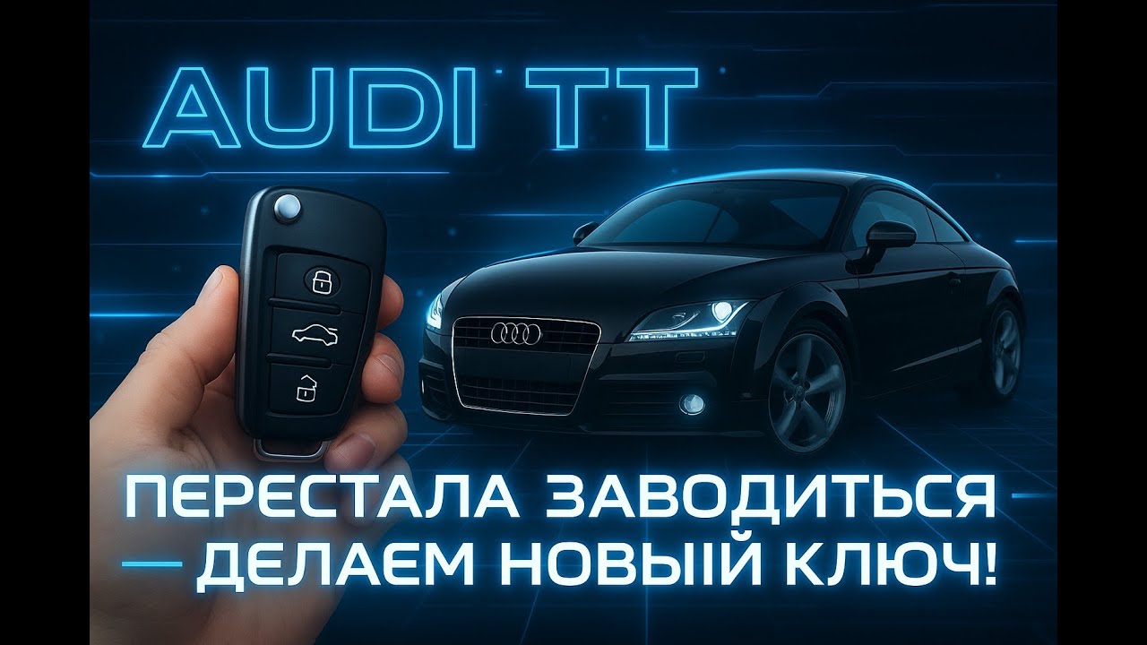 Audi TT перестала заводиться - сделали новый ключ - Key77.ru