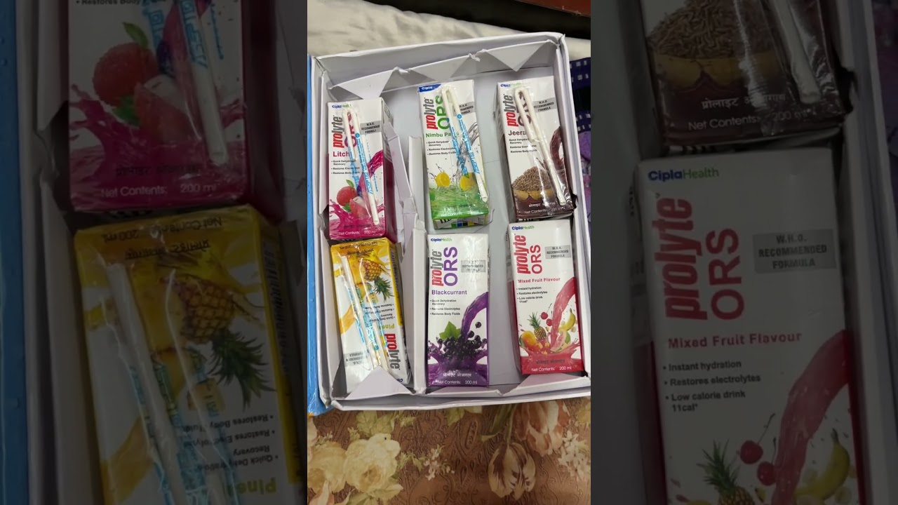 Prolyte ORS 6 flavours for Instant Hydration & energy #health #dehydration #energydrink #shorts