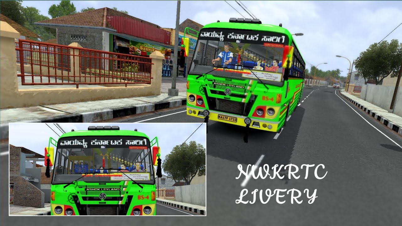 NWKRTC LIVERY for Azad built KSRTC/Genius gaming kannada /GGK#bussimulator #bussid #kannada #gaming 