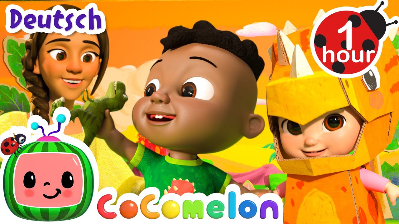 Süßer Kleine Dinosaurier | CoComelon Deutsch | Cartoons und Kinderlieder