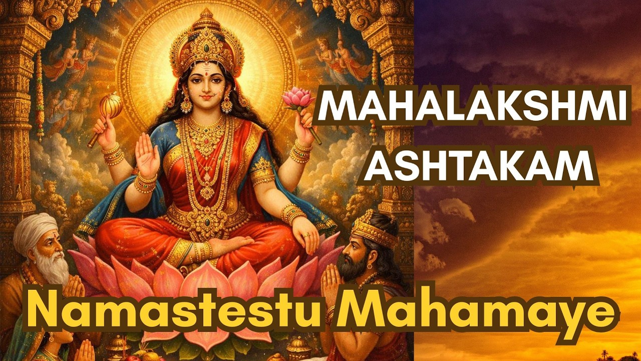Mahalakshmi Stuti Mantra | Namastestu Mahamaye | Powerful Lakshmi Mantra for Prosperity & Peace