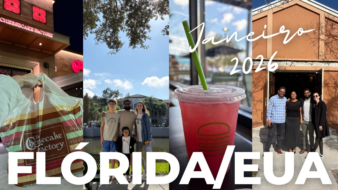 Férias na Flórida EUA em 2026!