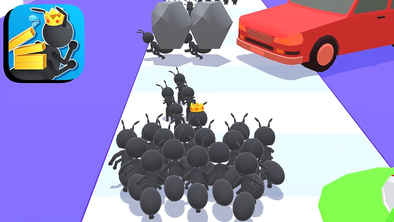 Tiny Run 3D 🐜🚗💃 All Levels Gameplay Android,ios (Levels 7-9)
