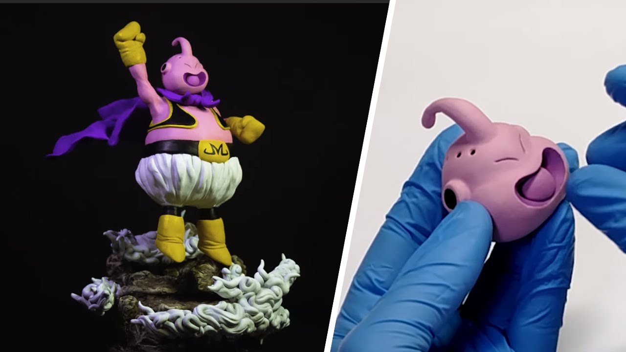 Sculpting MAJIN BOO | DRAGON BALL FIGURES | Clay Art