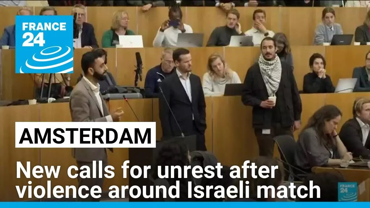 Amsterdam warns of new calls for unrest after violence around Israeli match &bull; FRANCE 24 English