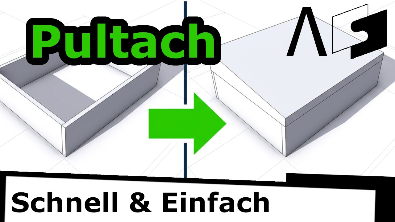 Pultdach in Allplan