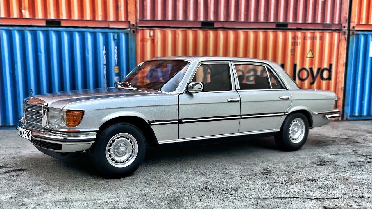 UNBOXING and REVIEW of MERCEDES BENZ - S-CLASS 450SEL 6.9 (W116) 1976 - NOREV 1/18  Diecast Modelcar