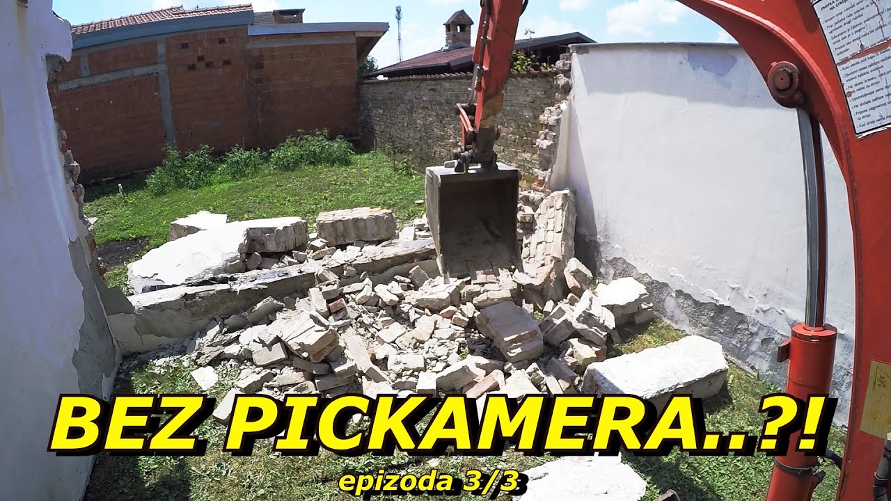 PROJECT EXCAVATOR 20 / rušenje mini bagerom / zadnja epizoda 3/3