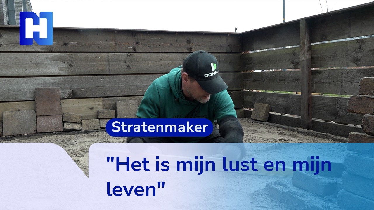 Michael maakt straten zonder armen en benen: 