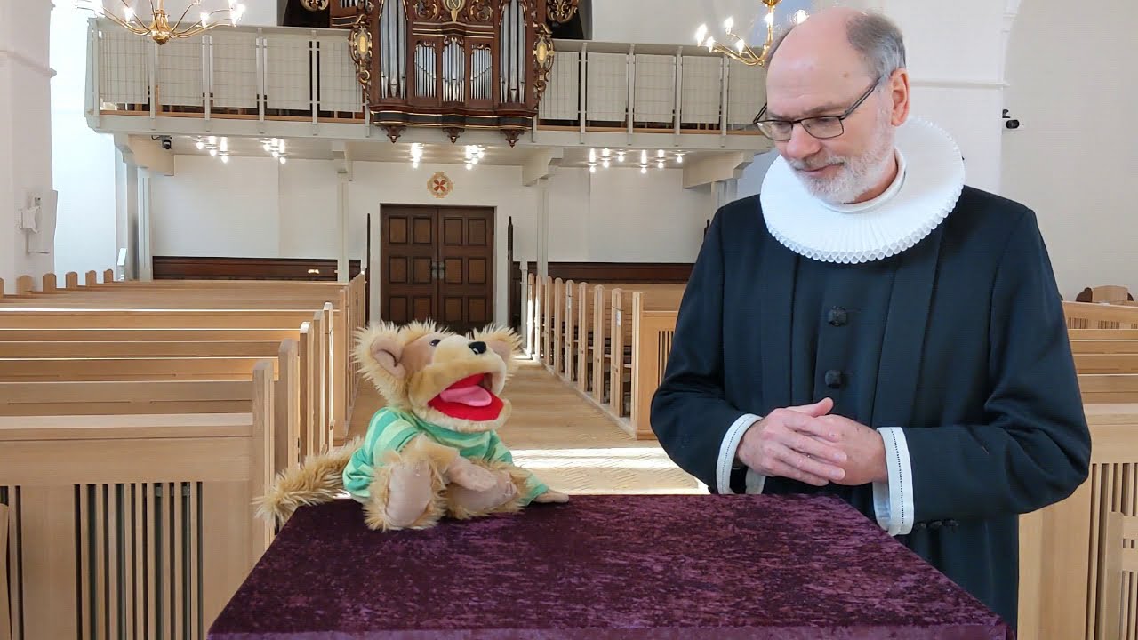 Snapper til fastelavn i Silkeborg Kirke