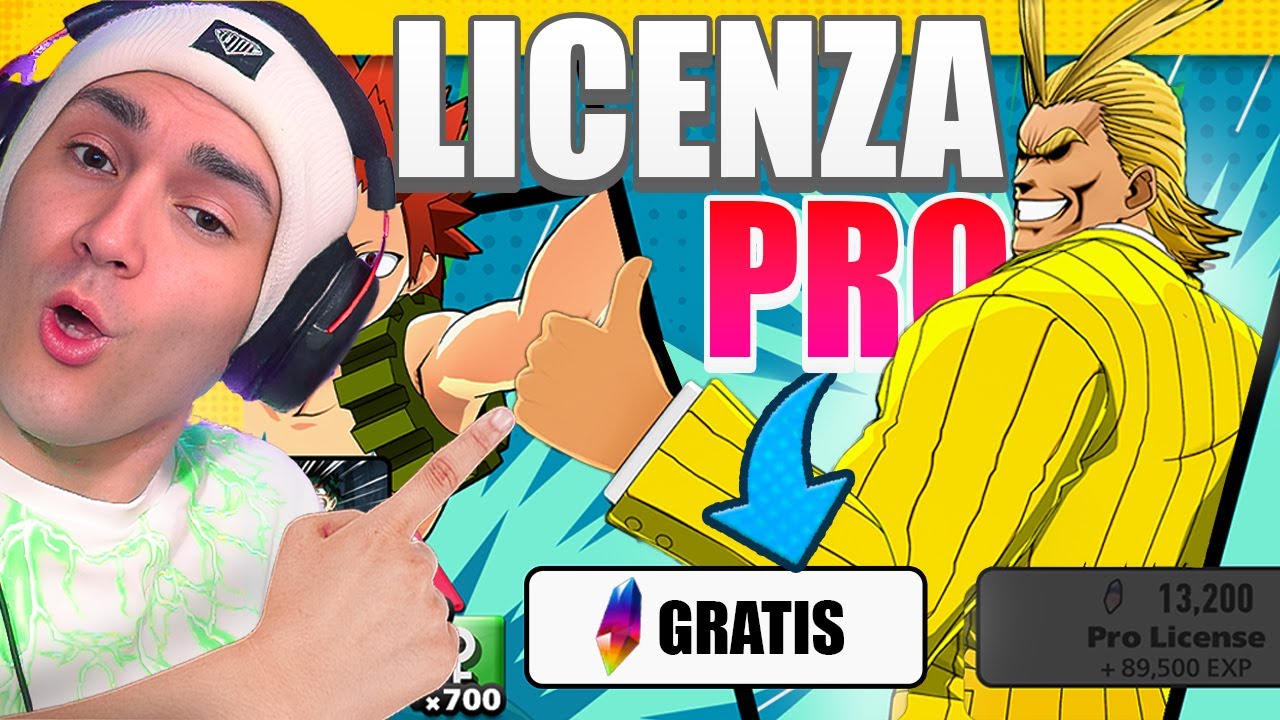 Come sbloccare la LICENZA PRO *GRATIS* su MY HERO ULTRA RUMBLE
