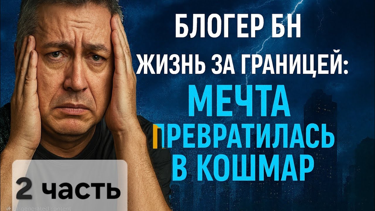 Блогер БН. Жизнь за границей: мечта превратилась в кошмар. Часть 2