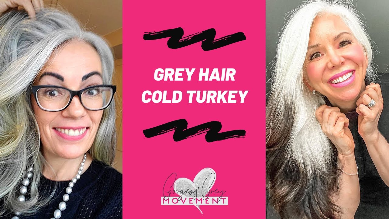 Grey Hair Transition - Cold Turkey