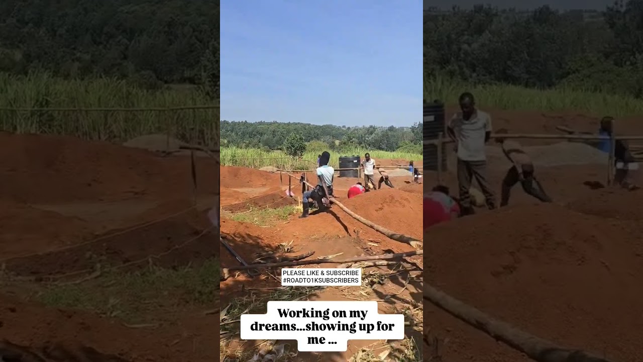 DEE MWANGO AT HER CONSTRUCTION SITE 