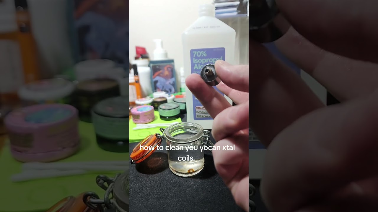 this is how I clean the xtal coils from my yocan evolve plus xl.. #yocan #420 #710 #wax