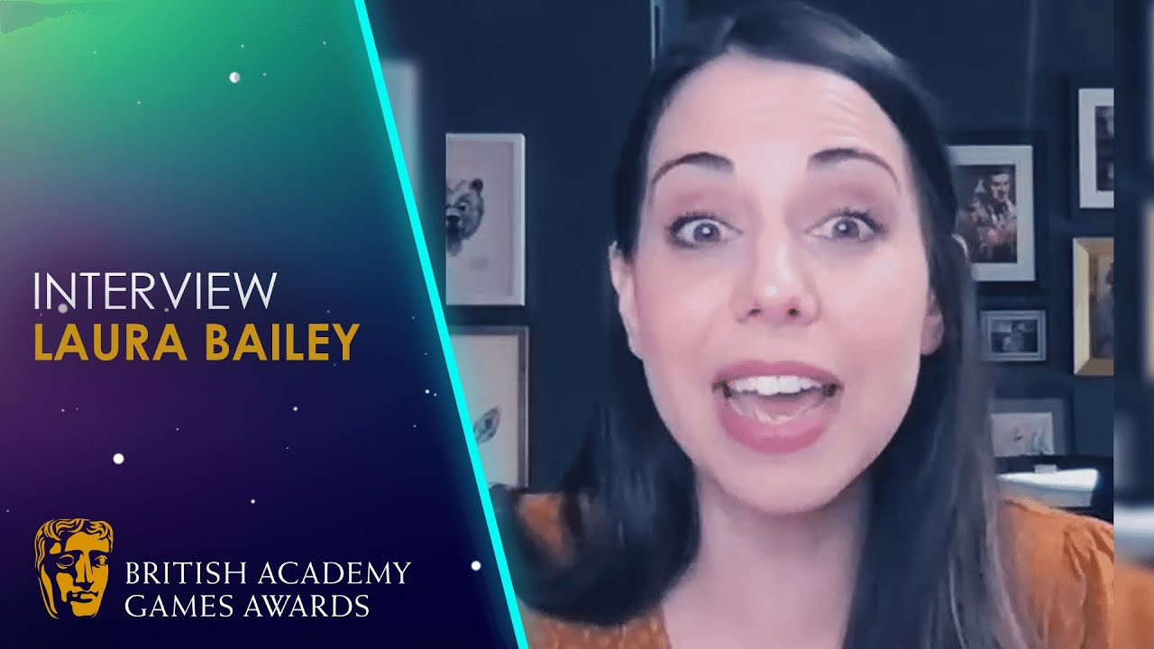 Laura Bailey's Excited Post-BAFTA Win Interview | BAFTA Games Awards 2021
