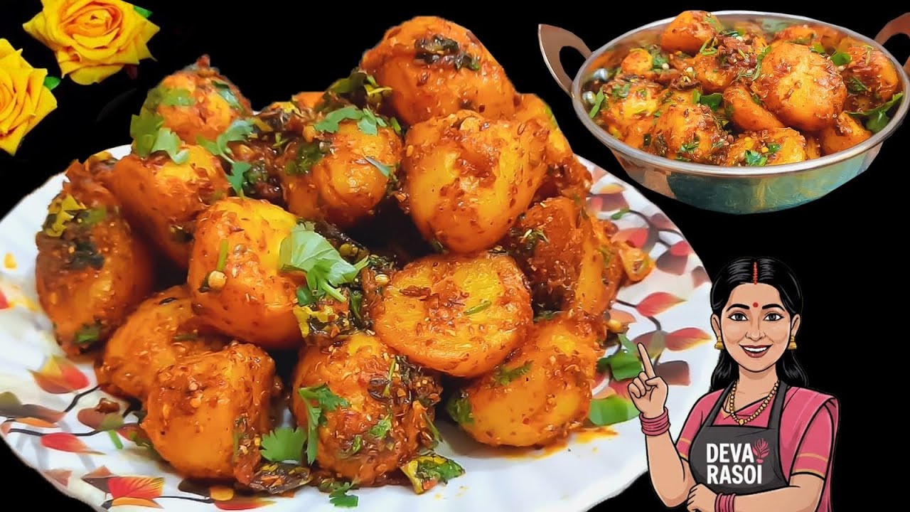 स्वादिष्ट जोधपुरी आलू रेसिपी 😍 | चटपटे मसालेदार आलू | Rajasthani Aloo Ki Sabji
