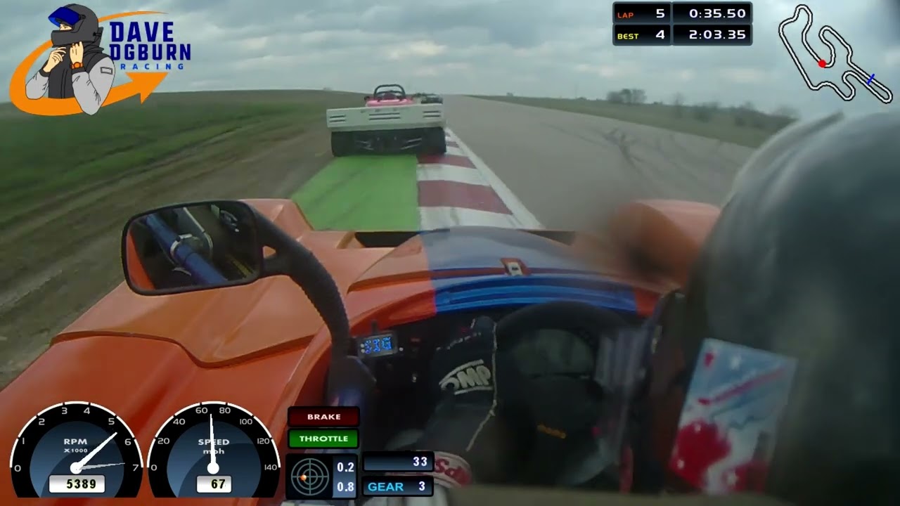 Close racing at Eagles Canyon Raceway - Spec Racer Ford battle!