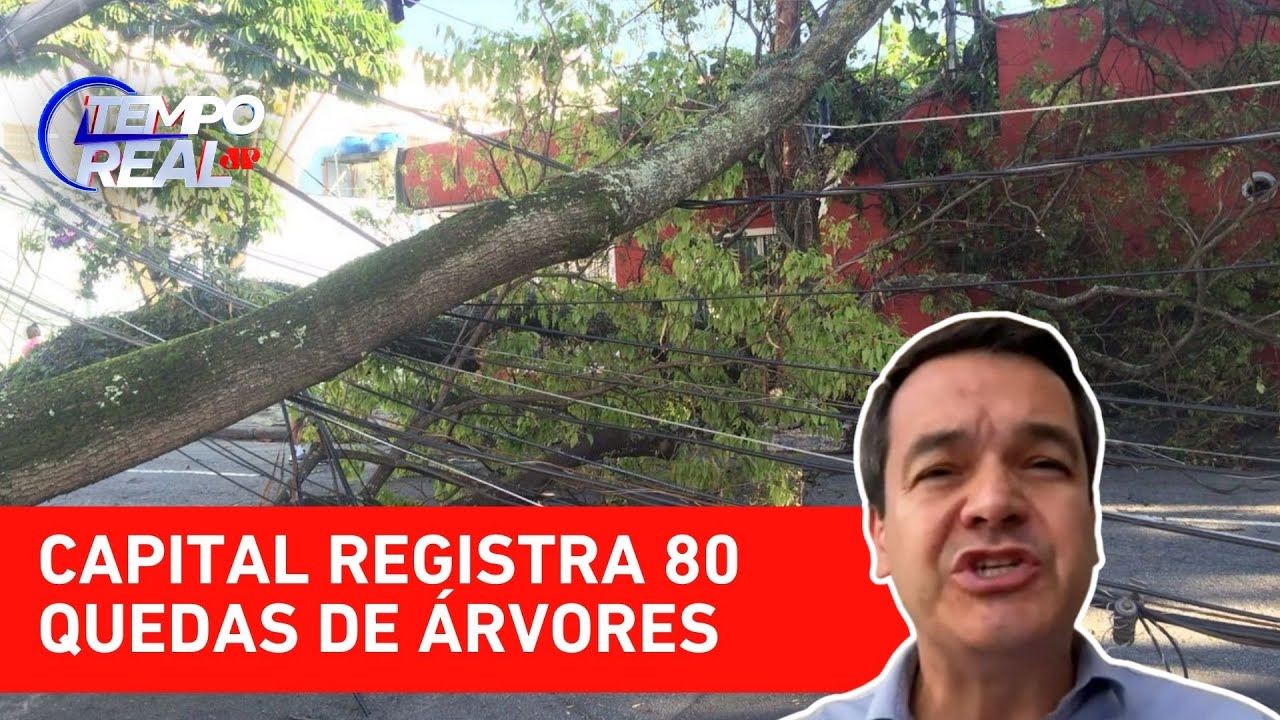 &ldquo;Estamos lidando com ventos de tempestades&rdquo;, alerta secret&aacute;rio sobre ciclone em SP | TEMPO REAL
