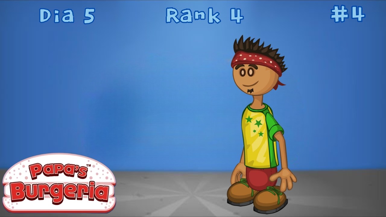 Papa's Burgeria  - Rank 4: Burger Builder  - Día 5 - Alberto
