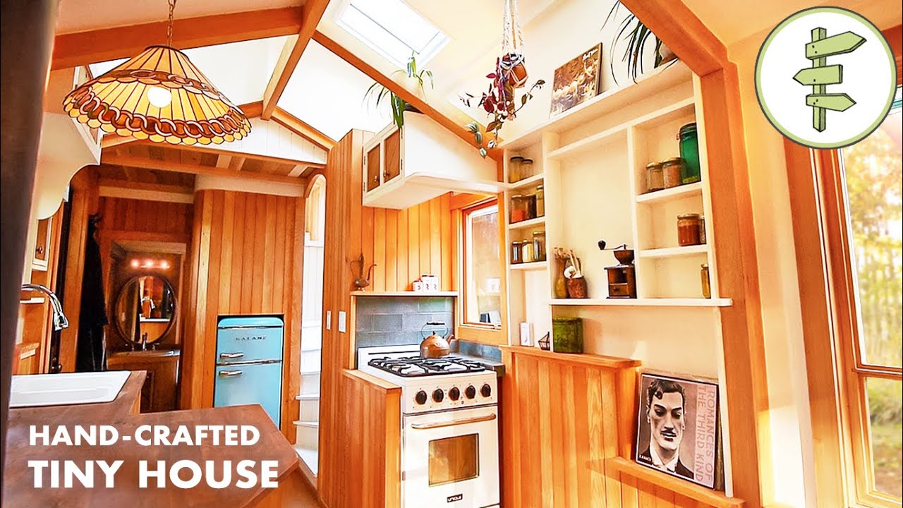 Carpenter's Wonderfully Hand-Crafted Tiny House with Clever Layout & Design &ndash; Quick Tour
