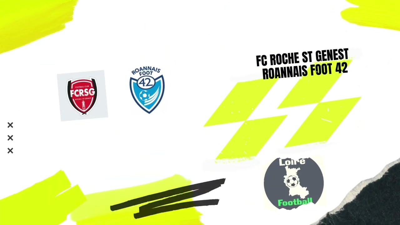 R216ème journée   FC Roche Saint Genest   Roannais foot 42