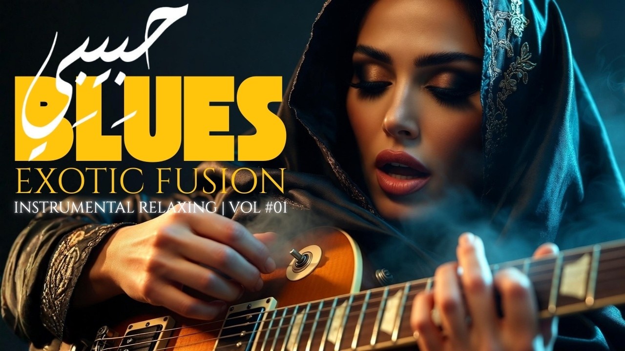 Sleep & Relax: Arabic Blues Fusion - Instrumental Oud & Guitar Melodies 🌙