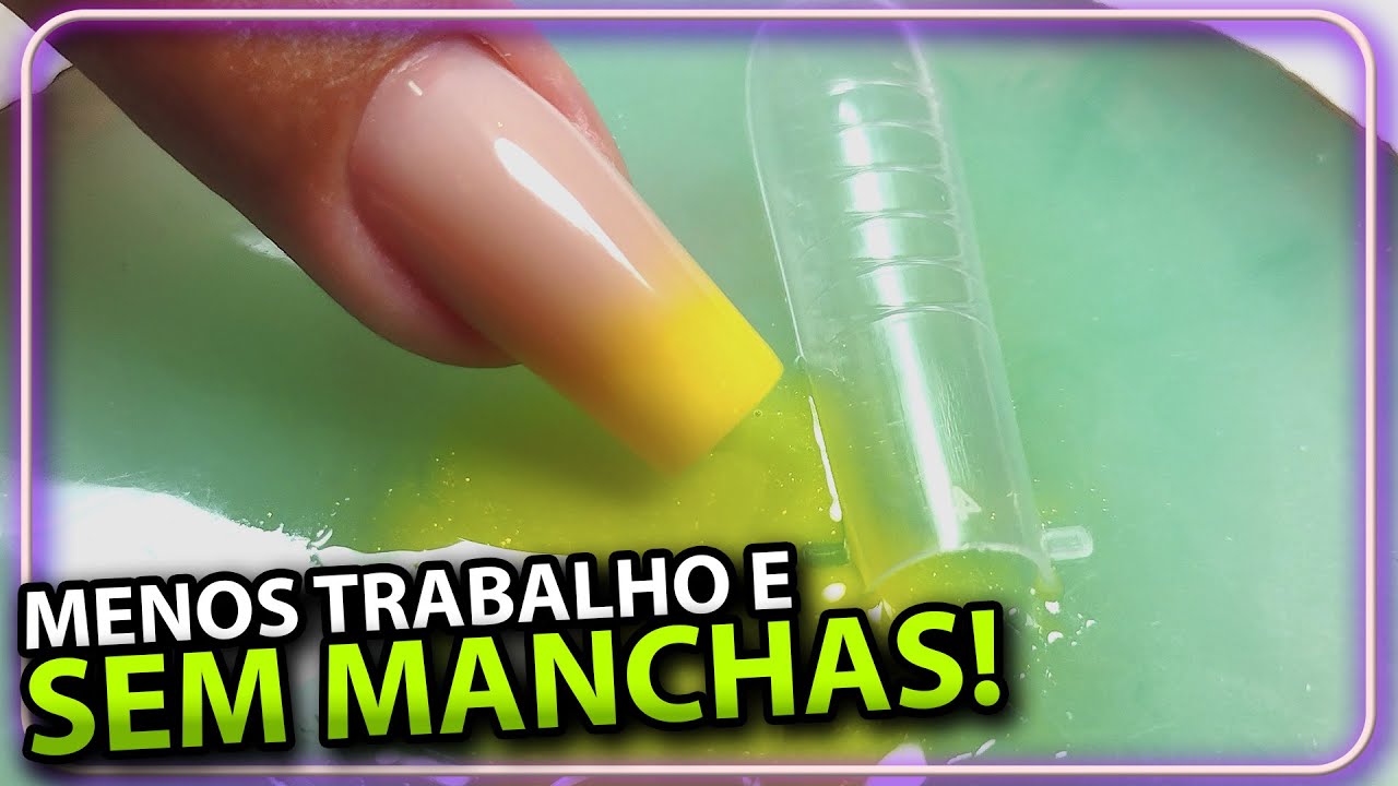 Baby Color mais RÁPIDA e SEM MANCHAS no molde f1 com gel!