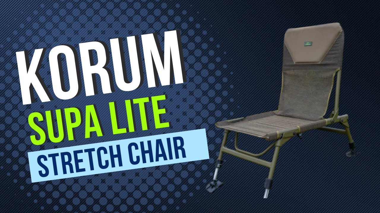 Обзор кресла Korum Supa Lite Stretch Standard Chair #карпфишинг #carpfishing #рыбалка 
