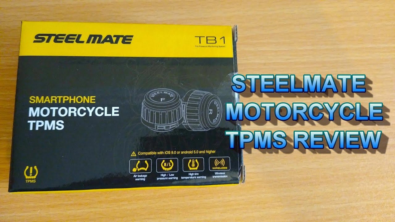 ★ STEELMATE TB1 SMARTPHONE MOTORCYCLE TPMS REVIEW ★