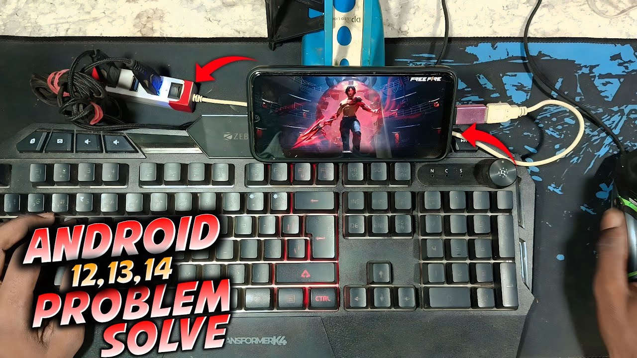 ANDROID 12,13,14 FULL SETUP KEYBOARD MOUSE || PANDA MOUSE PRO ACTIVATION PROBLEM SOLVE