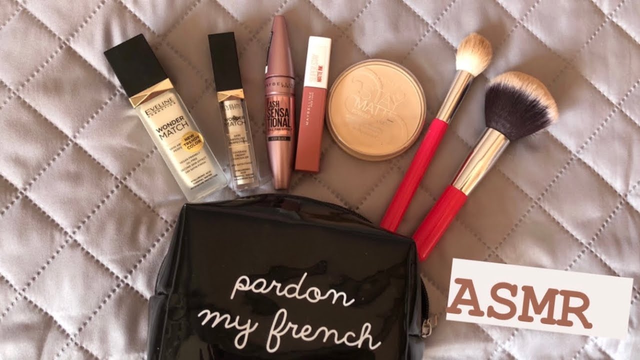 ASMR po polsku 🤍 co jest w mojej kosmetyczce ? 💄👁