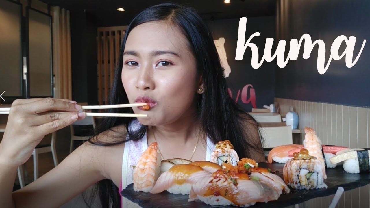 vlog พาไปกินบุฟเฟ่ต์อาหารญี่ปุ่น Kuma Premium Sushi Buffet หาดใหญ่ ล้นถึงคอ