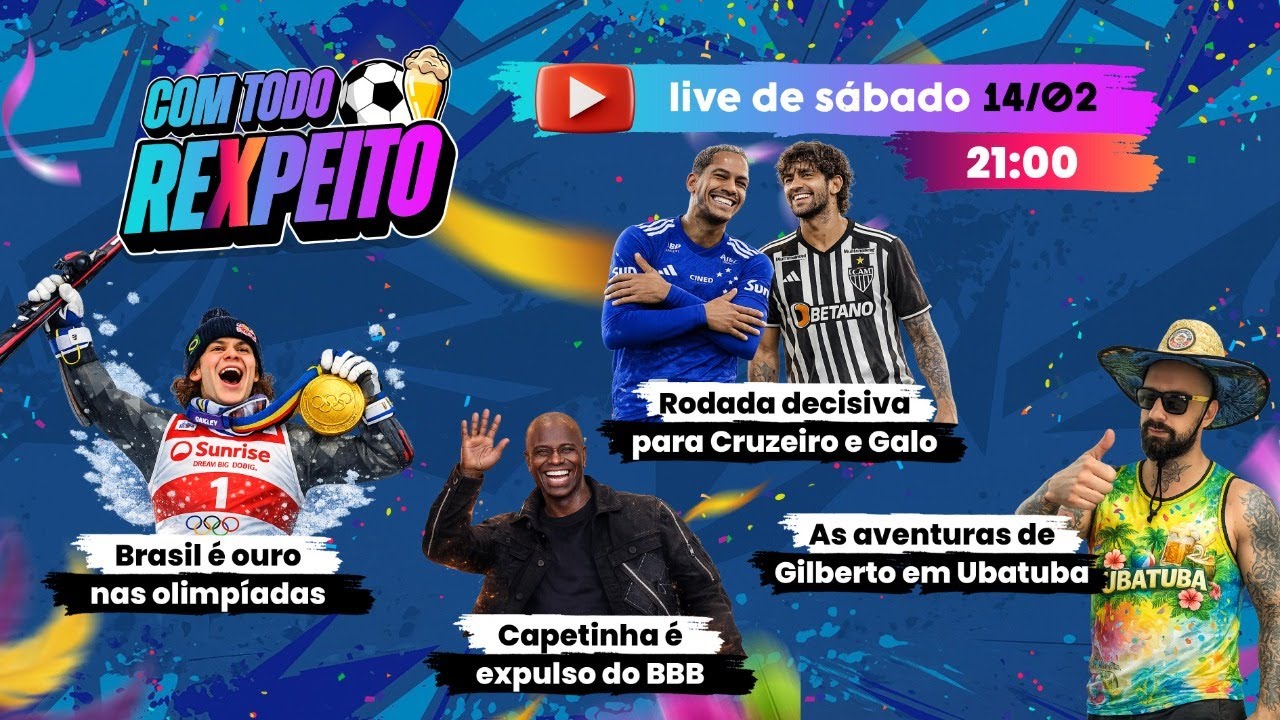 #104 LIVE DE SÁBADO? - AO VIVO - TUDO SOBRE OS ESTADUAIS, TALVEZ VOCÊ VEJA AQUI!!! É OURO NO GELO 🎿