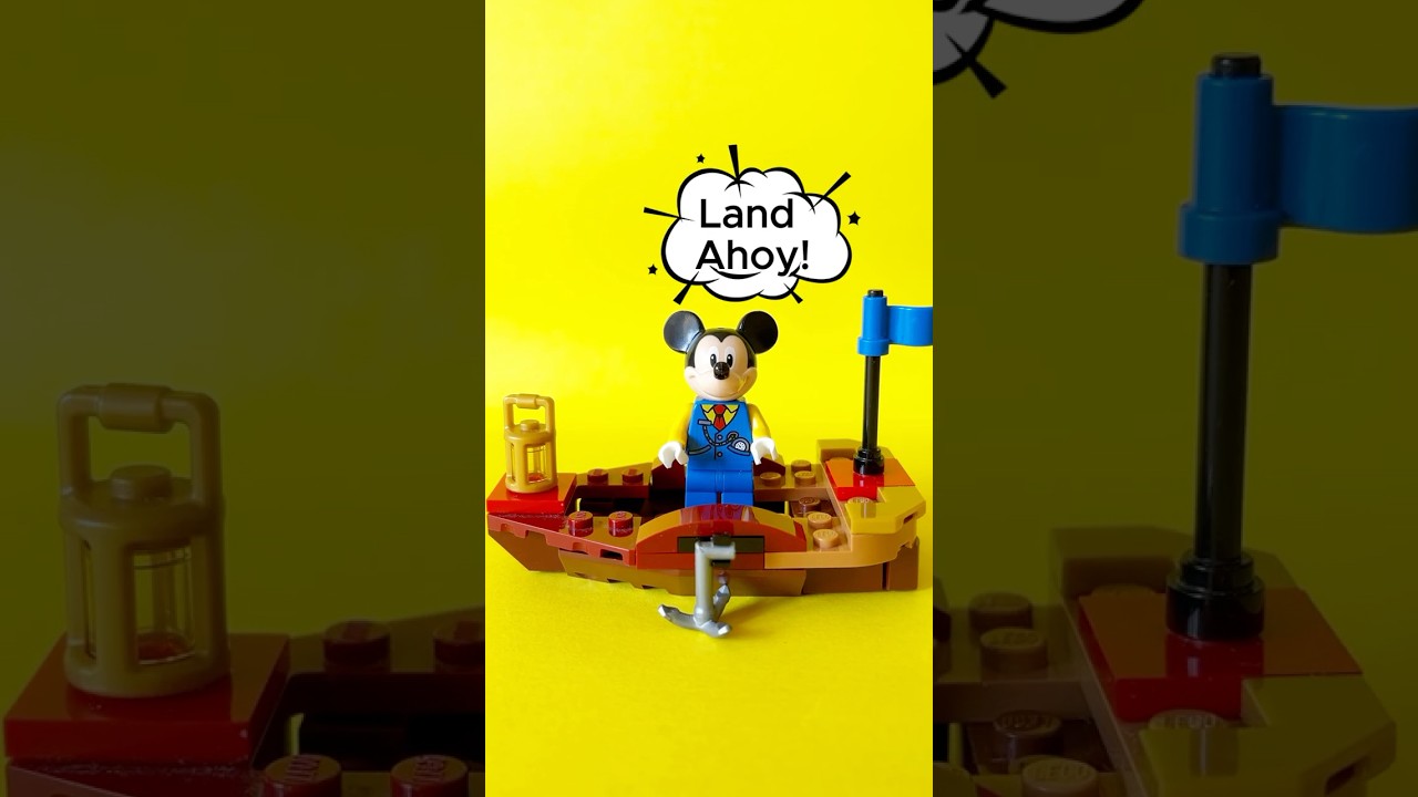 From Pirate Attack to SHARK BITE! Mickey&rsquo;s LEGO Marble Run ASMR Nightmare!🏴&zwj;☠️🦈