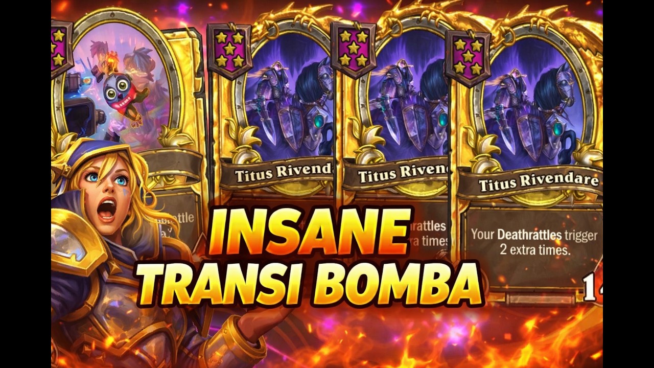 INSANE TRANSI BOMBA || Hearthstone Battlegrounds TOP EUROPE