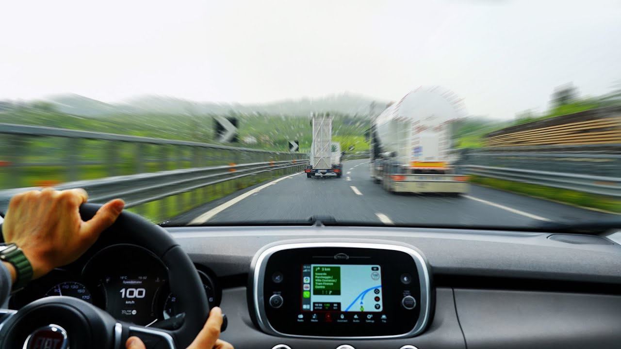 Relax Driving 4k - from Florence to small Italian Village - 4k60fps HDR